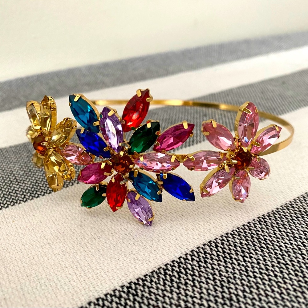 Multicolor gemstone headband - Picture 4 of 8